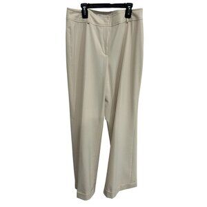 Worthington Womens Beige Stretch Dress Pants Sz 10 Long